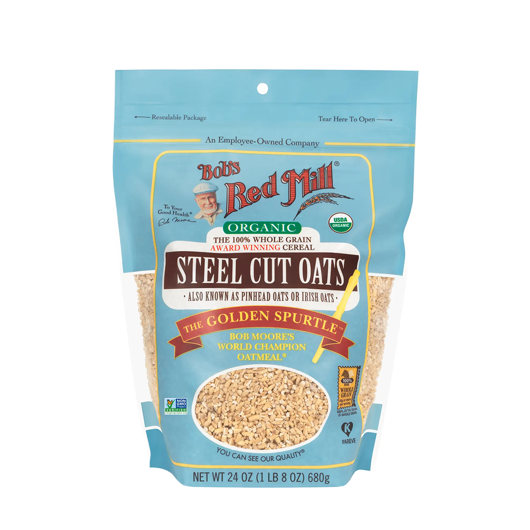 Bob's Red Mill Organic Whole Grain Steel Cut Oats 680g