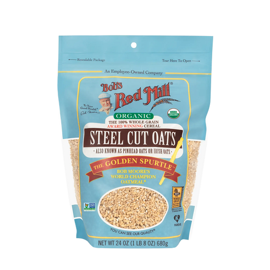 Bob's Red Mill Organic Whole Grain Steel Cut Oats 680g