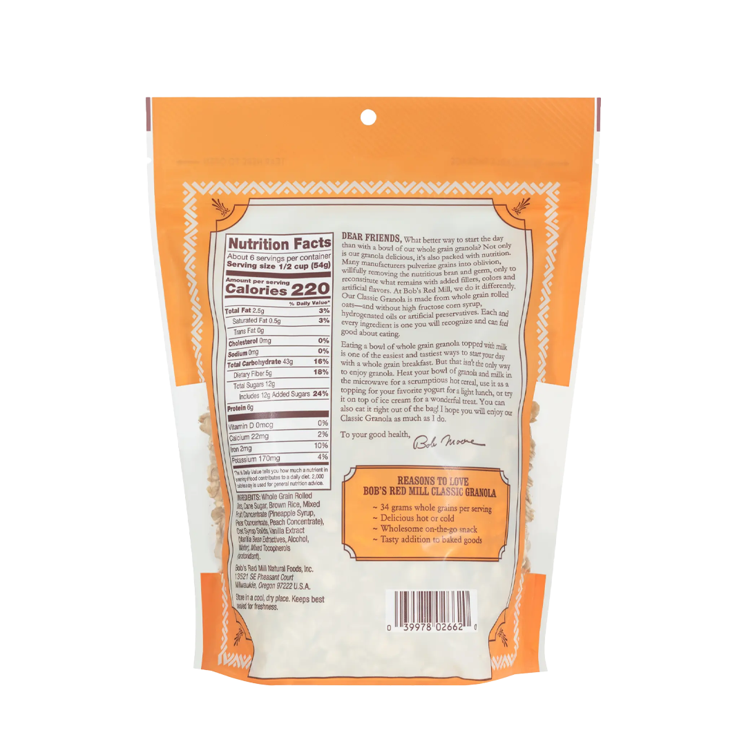 Bob's Red Mill Classic Granola 340g