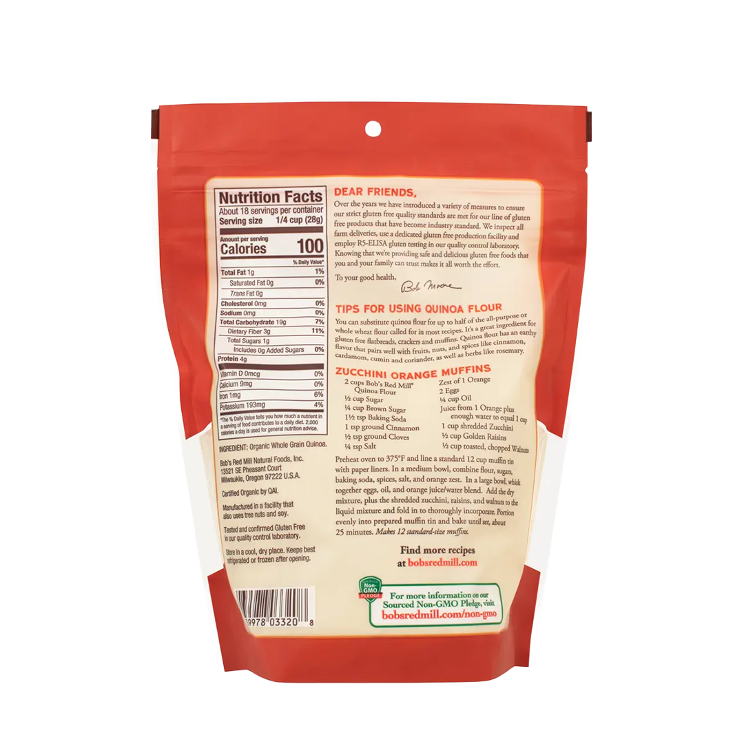 Bob's Red Mill Organic Quinoa Flour 510g