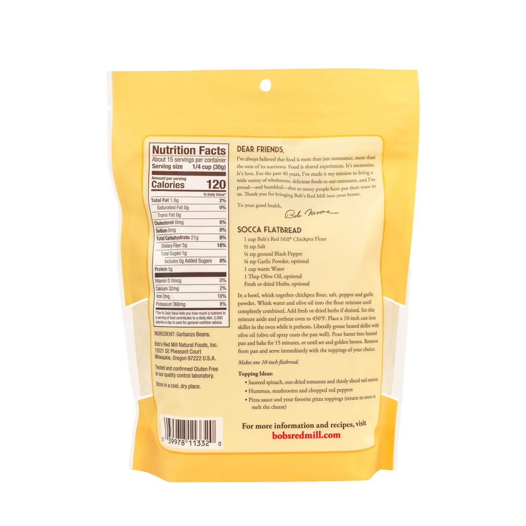Bob's Red Mill Chickpea Flour 454g
