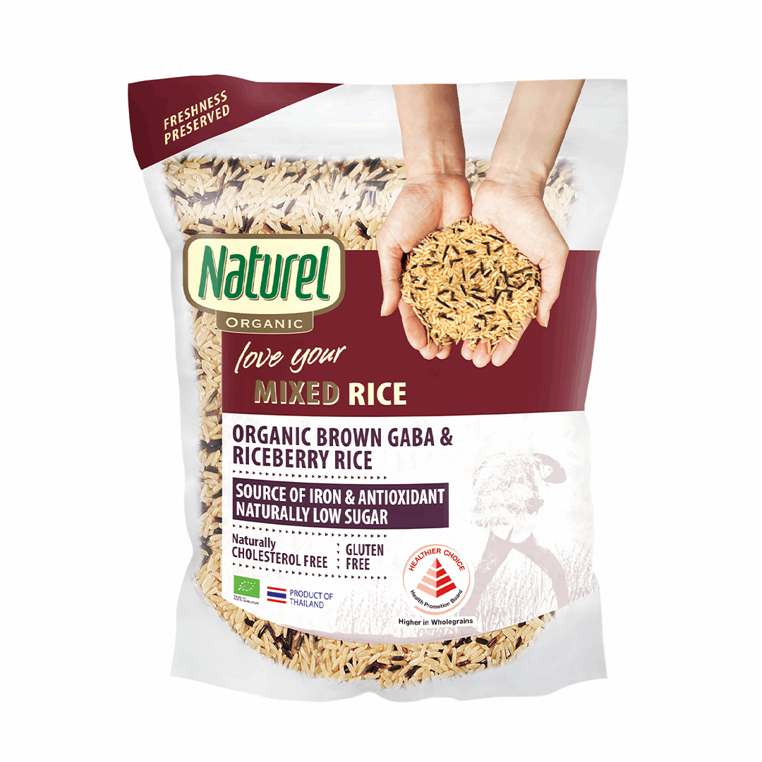 Naturel Organic Brown GABA Riceberry 1.8kg