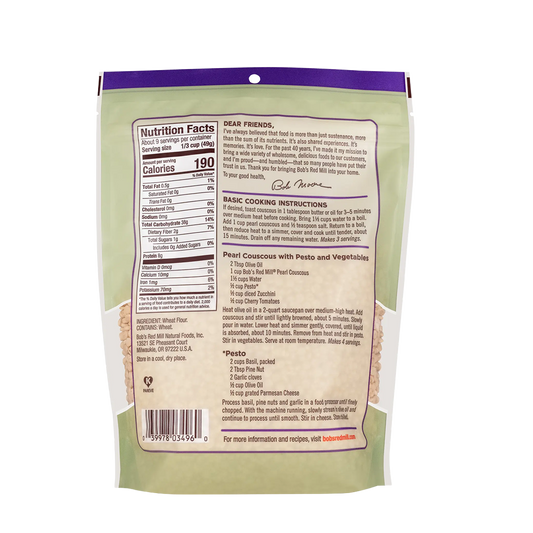Bob's Red Mill Traditional Pearl Couscous 454g