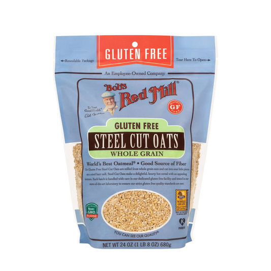Bob's Red Mill Gluten Free Steel Cut Oats Whole Grain 680g