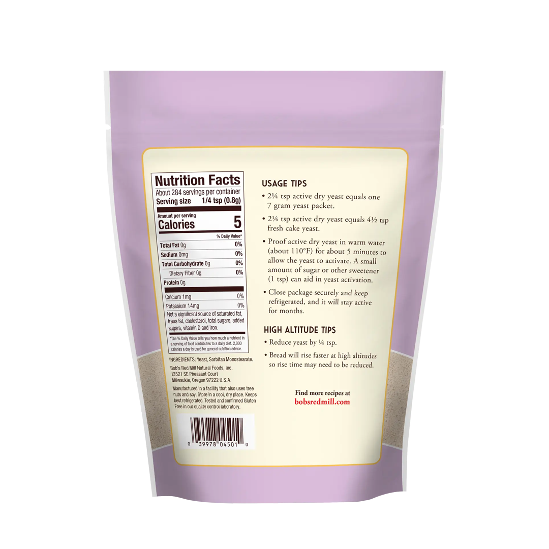 Bob's Red Mill Oat Active Dry Yeast 227g