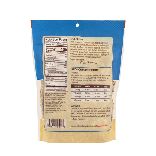 Bob's Red Mill 5 Grain Hot Cereal 454g