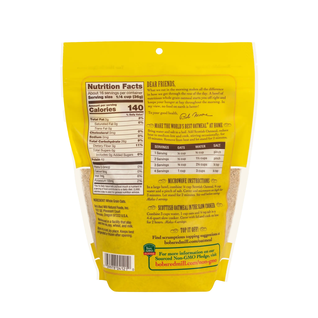 Bob's Red Mill Scottish Oatmeal 567g