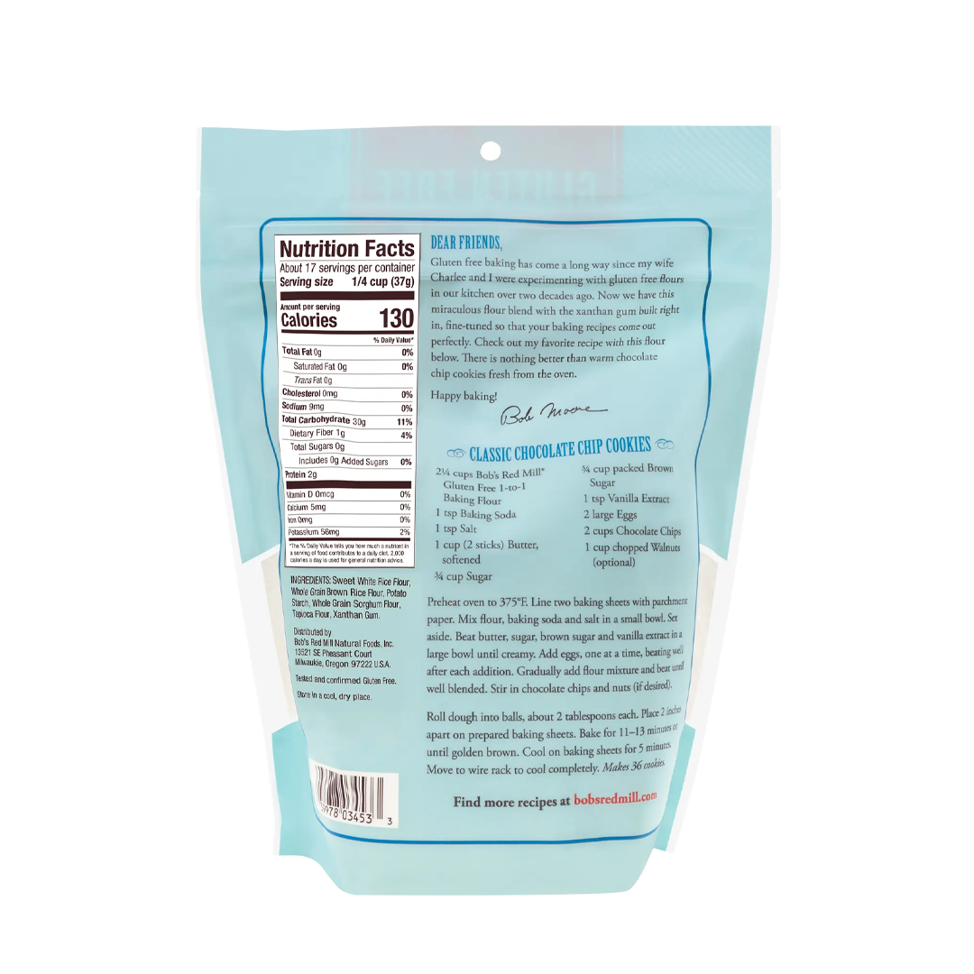 Bob's Red Mill Spelt Gluten Free 1 to 1 Baking Flour 624g