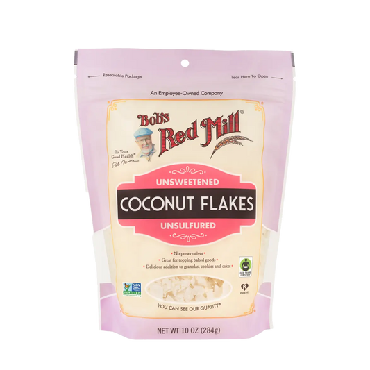 Bob's Red Mill Unsweetened Coconut Flakes Unsulfered 283g