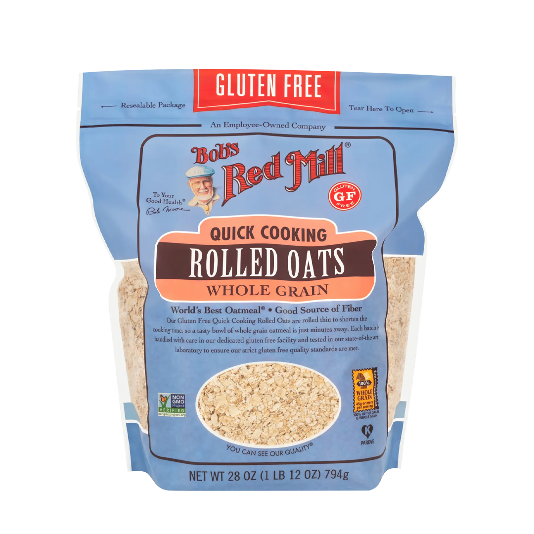 Bob's Red Mill Gluten Free Quick Cooking Rolled Oats Whole Grain 794g