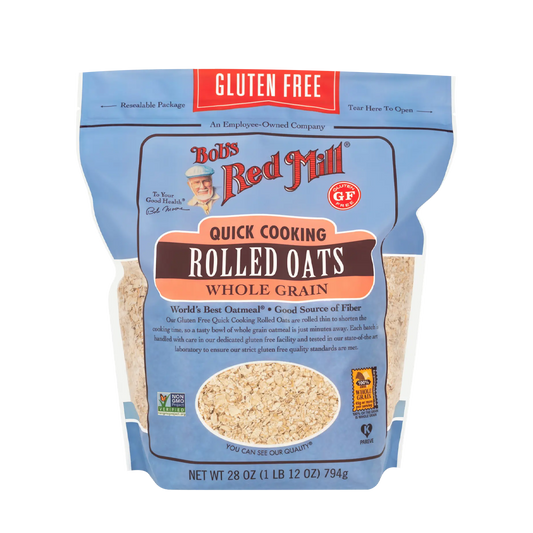 Bob's Red Mill Gluten Free Quick Cooking Rolled Oats Whole Grain 794g