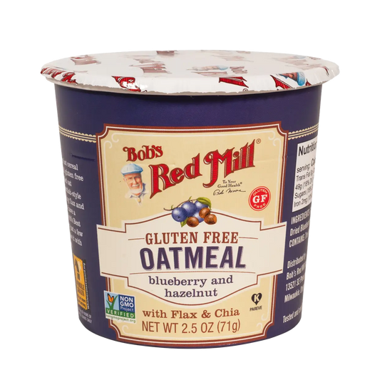 Bob's Red Mill Oatmeal Blueberry & Hazelnut Cup 71g