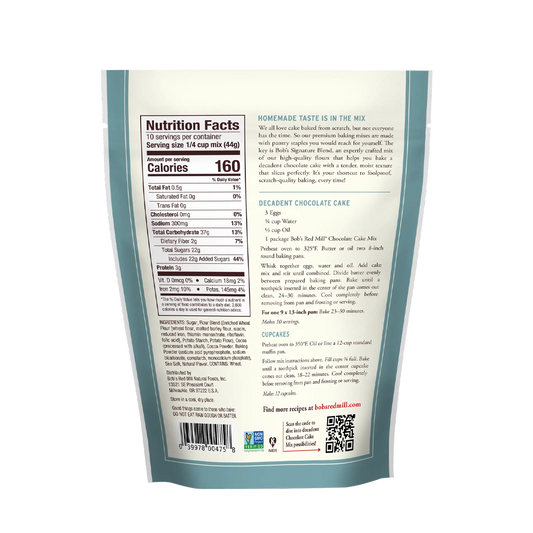 Bob's Red Mill Decadant Chocolate Cake Mix 440g