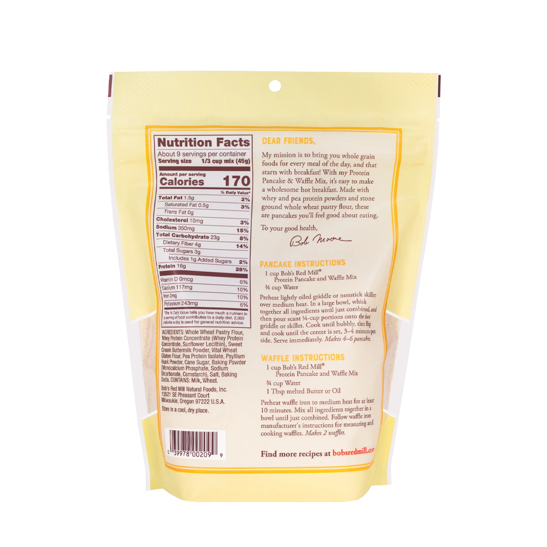 Bob's Red Mill Protein Pancake & Waffle Mix 397g