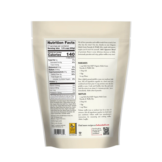 Bob's Red Mill Multi Grain Pancake Waffle Mix 680g
