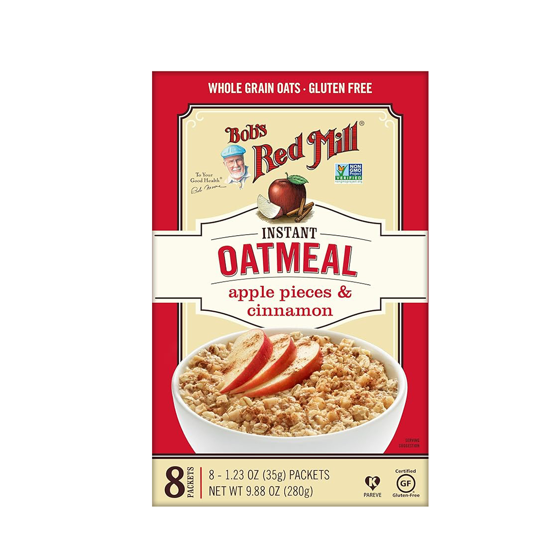 Bob's Red Mill Instant Oatmeal Apple Pieces & Cinnamon 280g