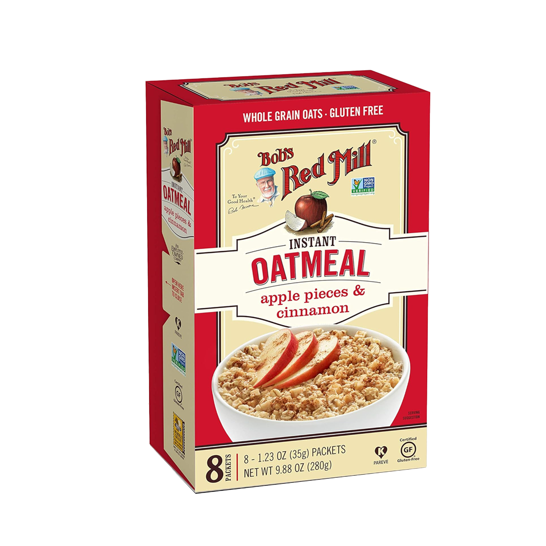 Bob's Red Mill Instant Oatmeal Apple Pieces & Cinnamon 280g