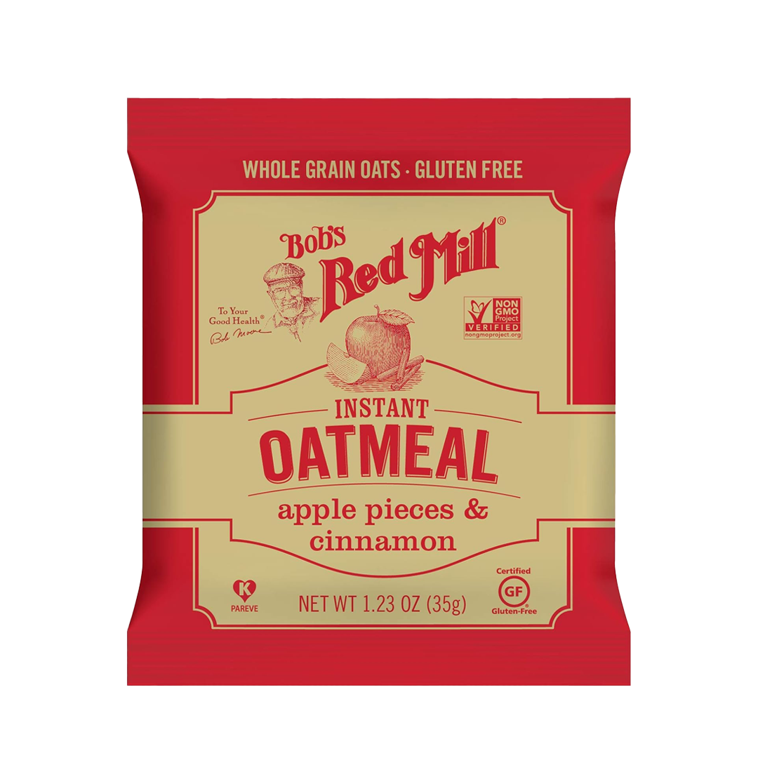 Bob's Red Mill Instant Oatmeal Apple Pieces & Cinnamon 280g