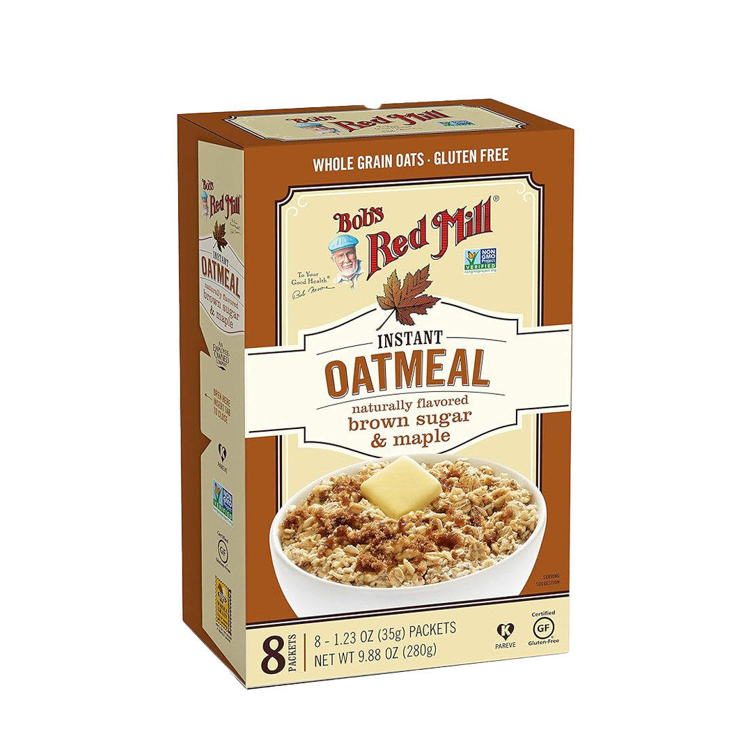 Bob's Red Mill Instant Oatmeal Brown Sugar & Maple 280g