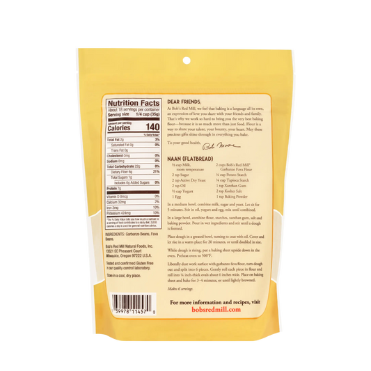 Bob's Red Mill Garbanzo Fava Flour