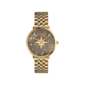 Olivia Burton Celestial 35mm Nova Slim Mushroom & Gold Bracelet Watch