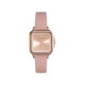 Oliva Burton Classic 28mm Grosvenor Rose Gold & Mellow Rose Leather Strap Watch