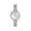 Olivia Burton Classic 30mm Vintage Bead Silver Mesh Watch