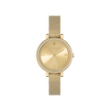 Olivia Burton Classic 30mm Vintage Bead Gold Mesh Watch