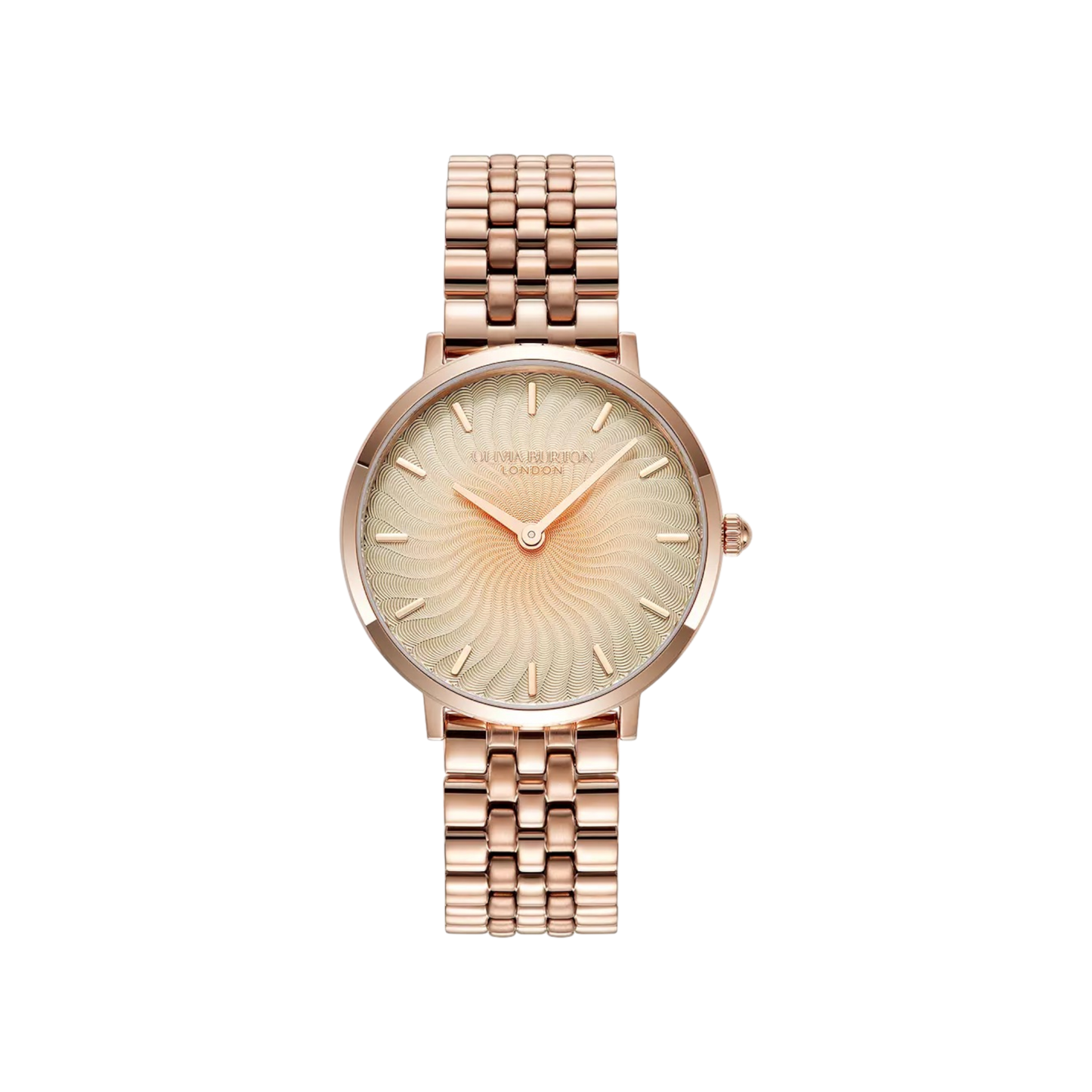 Olivia Burton Signature 35mm Radiant Sun Ombre & Rose Gold Bracelet Watch
