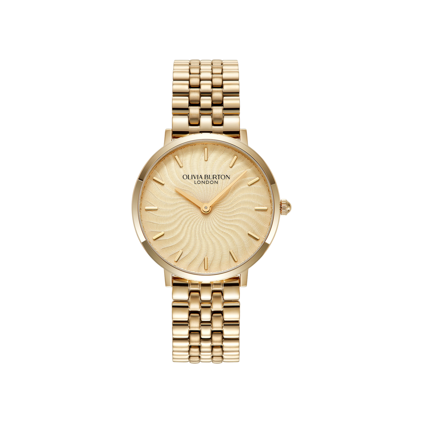 Olivia Burton Signature 35mm Radiant Sun Gold Bracelet Watch