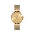 Olivia Burton Minima Bee 36mm T-Bar Gold Mesh Watch