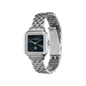Olivia Burton Classic 28mm Grosvenor Blue & Silver Bracelet Watch