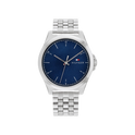 Tommy Hilfiger Norris Men's Navy & Silver Stainless Steel Bracelet Strap Watch 42mm