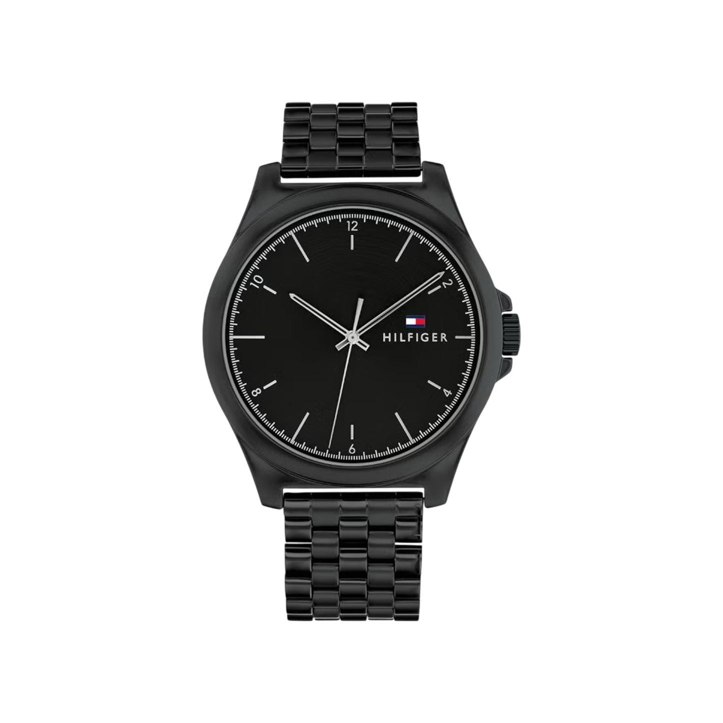 Tommy Hilfiger Norris Men's Black Stainless Steel Watch 42mm