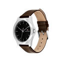 Tommy Hilfiger Norris Men's Black with Stainless Steel Case & Leather Strap Quartz Watch 43mm