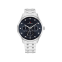 Tommy Hilfiger Gianna Women's Navy & Silver Steel Bracelet Strap Watch 38mm