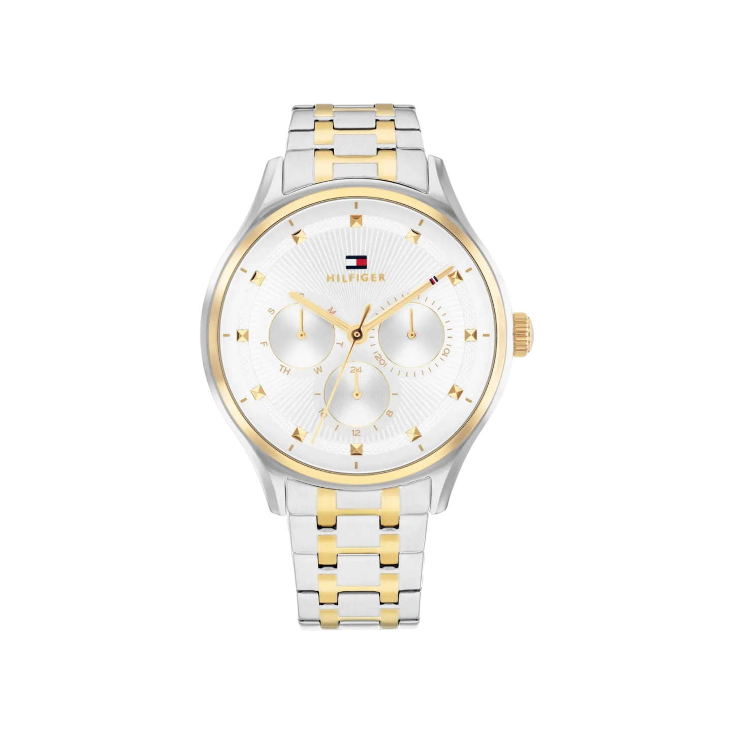 Tommy Hilfiger Gianna Women's Two-Tone Gold Steel Bracelet Strap Watch 38mm