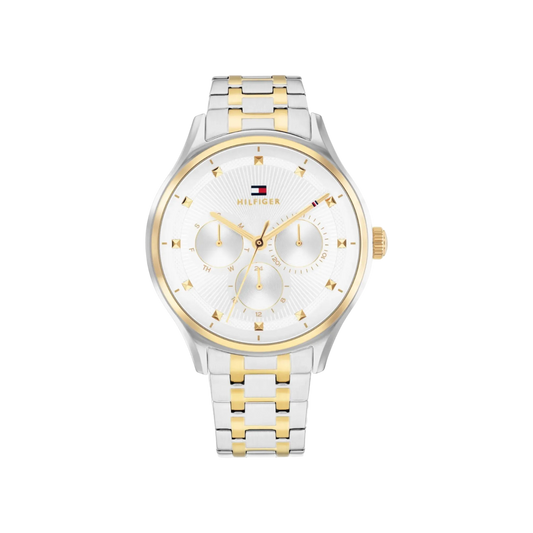 Tommy Hilfiger Gianna Women's Two-Tone Gold Steel Bracelet Strap Watch 38mm