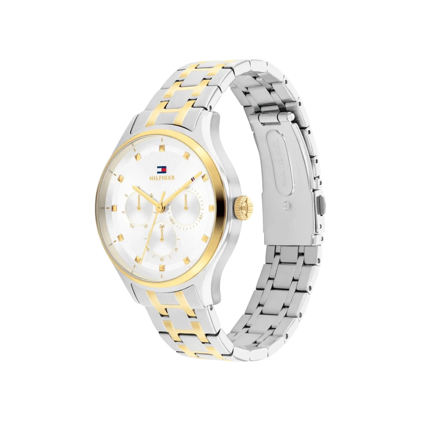 Tommy Hilfiger Gianna Women's Two-Tone Gold Steel Bracelet Strap Watch 38mm