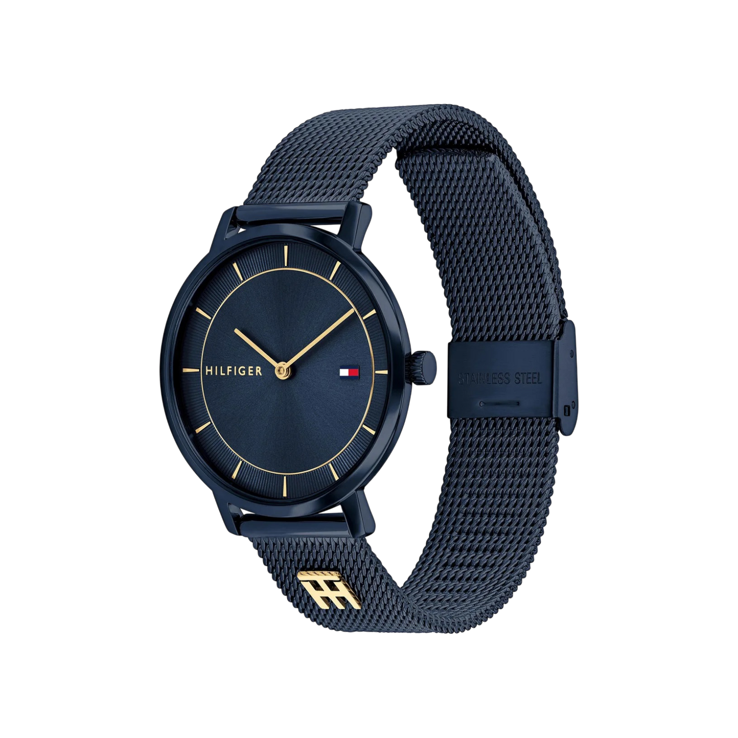 Tommy Hilfiger Tea Women's Navy Mesh Bracelet Strap Watch 35mm