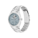 Tommy Hilfiger Monica Women's Bluish Gray & Silver Steel Bracelet Strap Watch 38mm