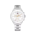 Tommy Hilfiger Mellie Women's Silver Stainless Steel Strap Watch 40mm