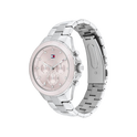 Tommy Hilfiger Mellie Women's Pink & Silver Stainless Steel Strap Watch 40mm
