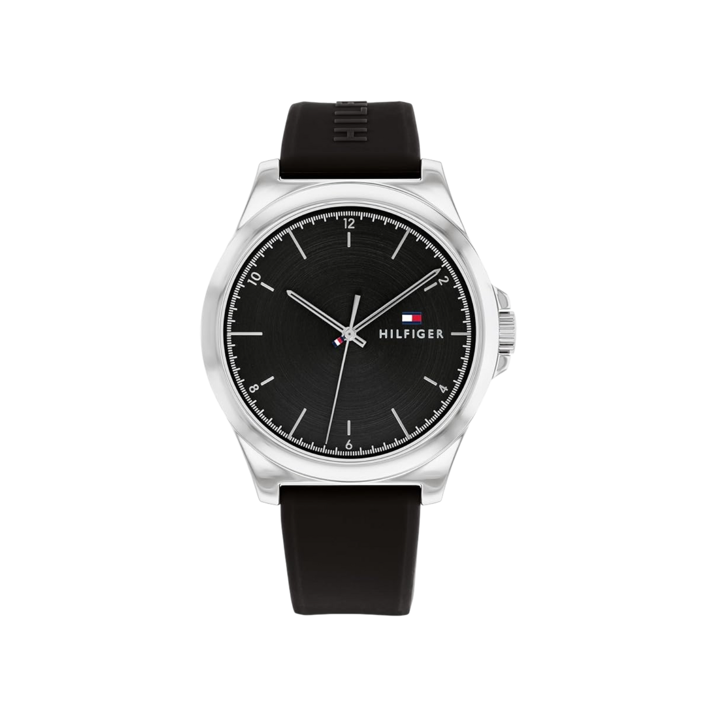 Tommy Hilfiger Norris Men's Black Silicone Watch 42mm