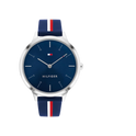 Tommy Hilfiger Samantha Women's Blue Silicone Watch 40mm
