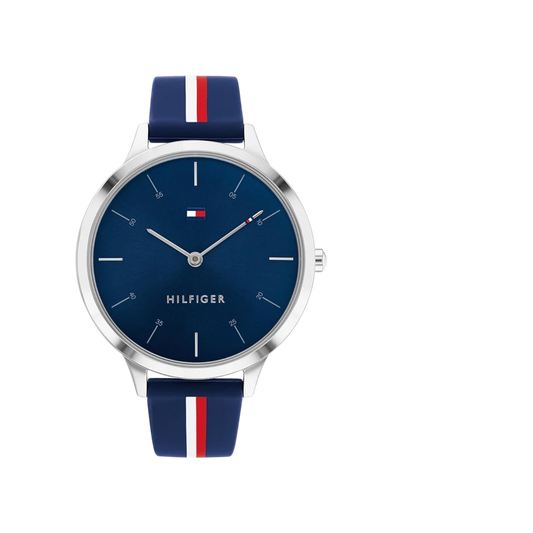 Tommy Hilfiger Samantha Women's Blue Silicone Watch 40mm