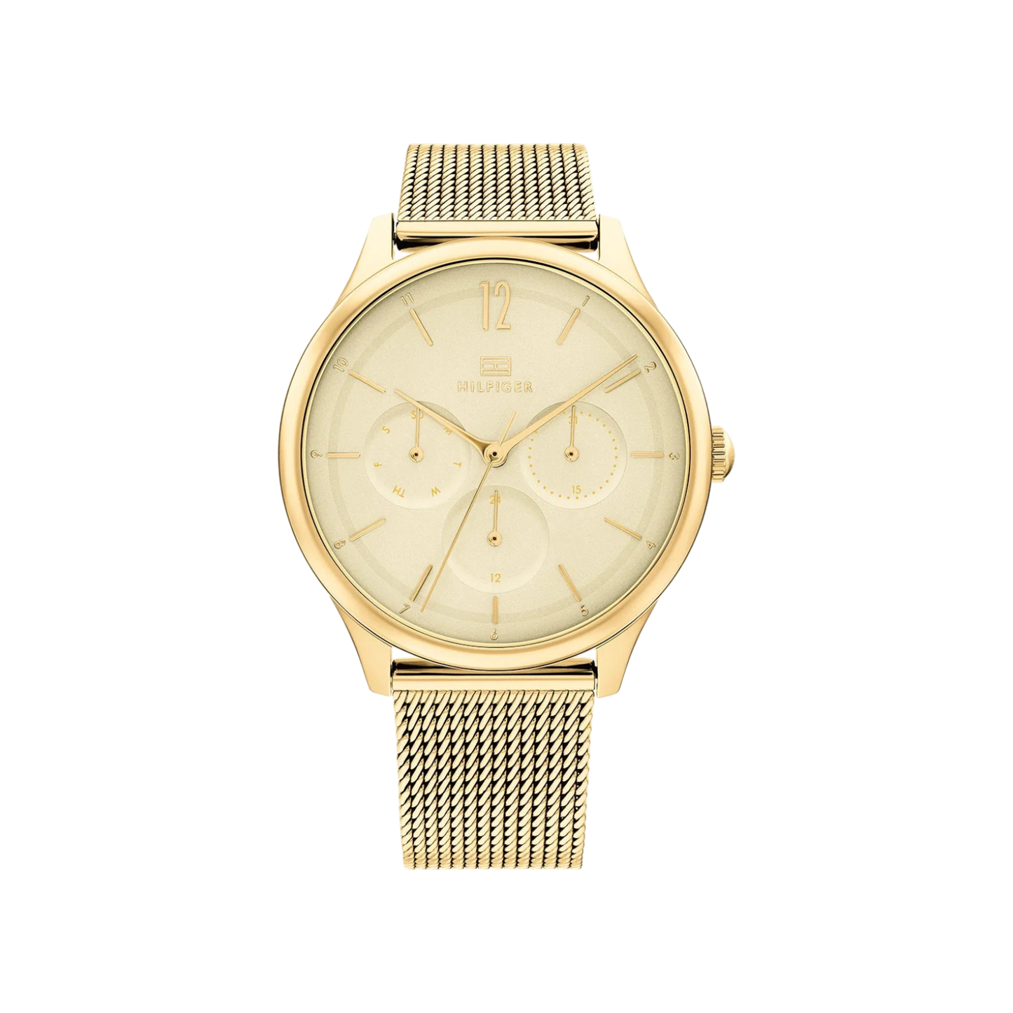 Tommy Hilfiger Layla Women's Gold Mesh Bracelet Strap Watch 38mm