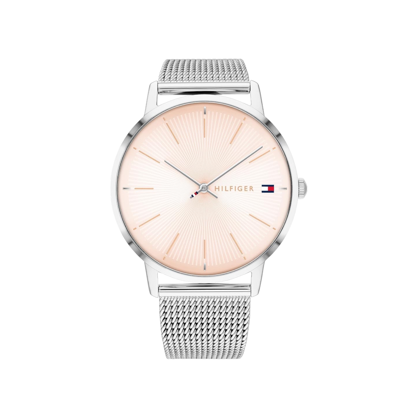 Tommy Hilfiger Alex Women's Rose Gold & Silver Mesh Bracelet Strap Watch 40mm
