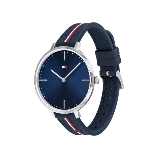 Tommy Hilfiger Alexa Women's Navy Silicon Strap Watch 38mm