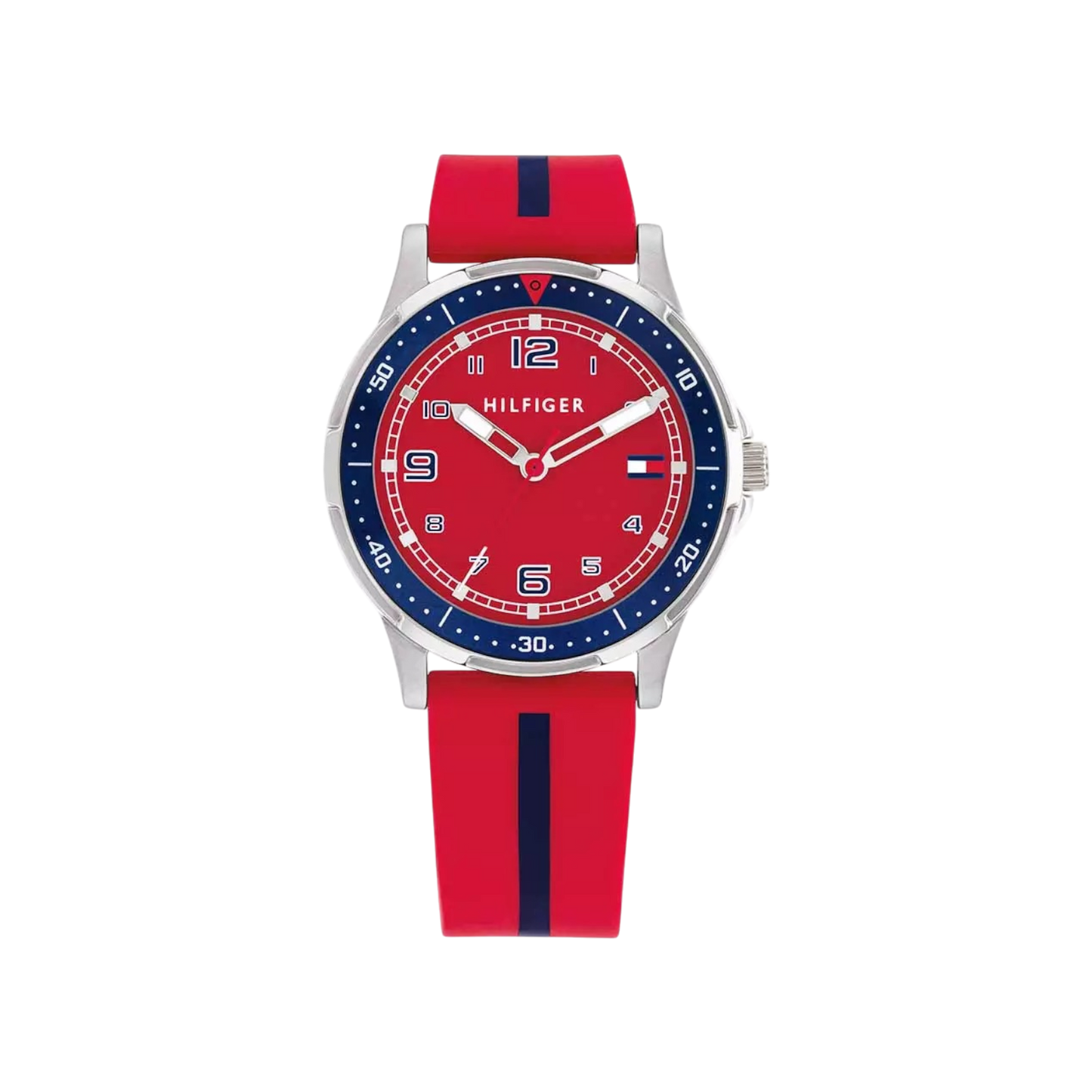 Tommy Hilfiger Kids Youth's Red Silicone Strap Watch 34mm